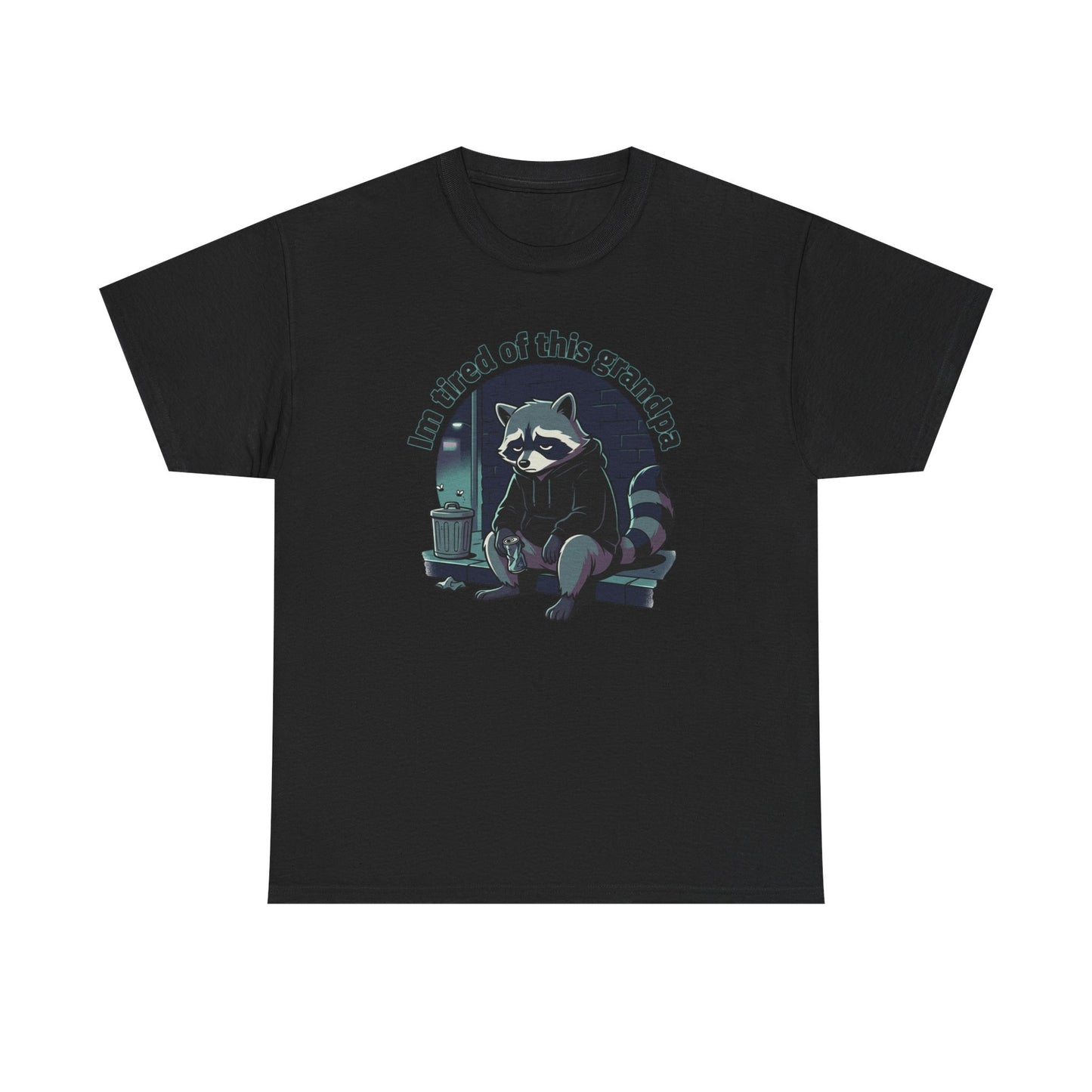 Tired raccoon tee