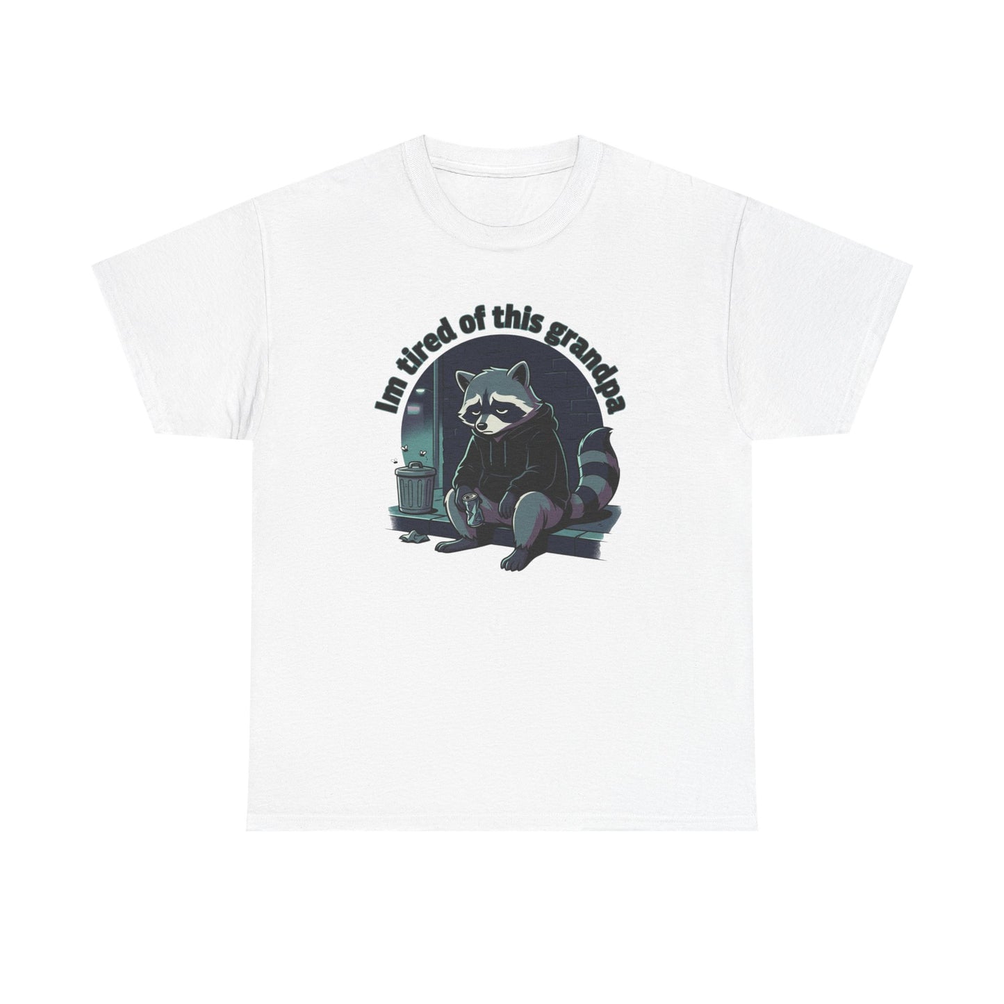 Tired raccoon tee