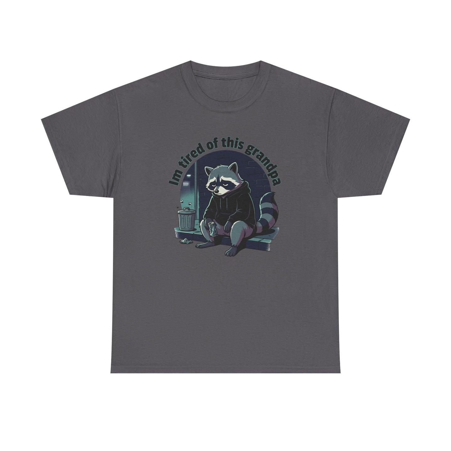 Tired raccoon tee