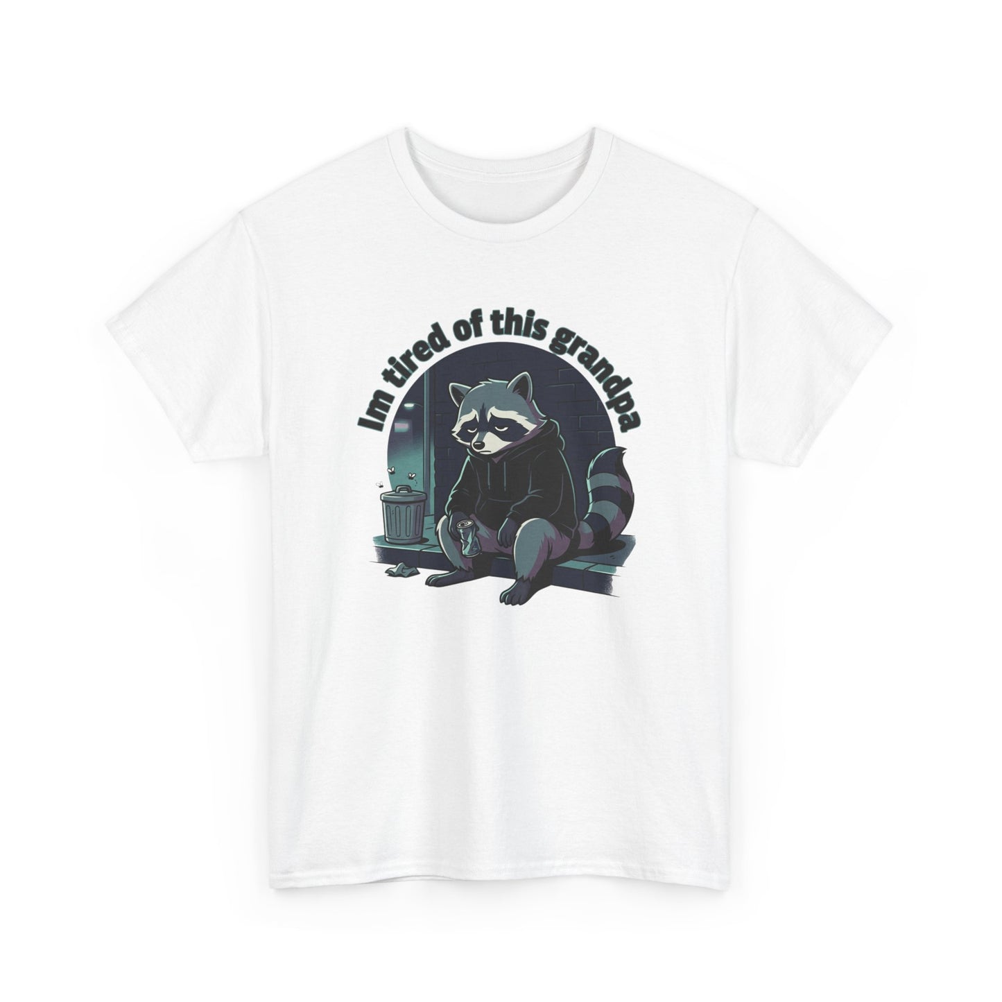Tired raccoon tee