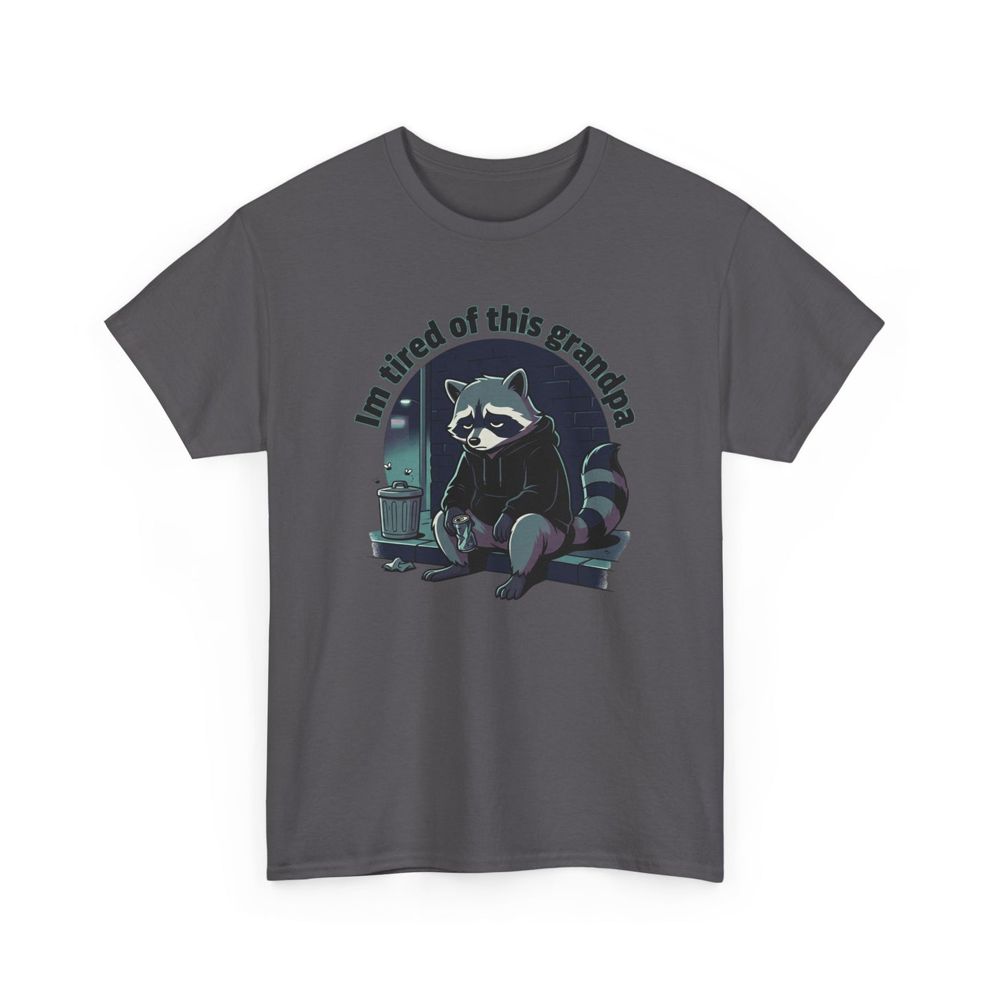 Tired raccoon tee