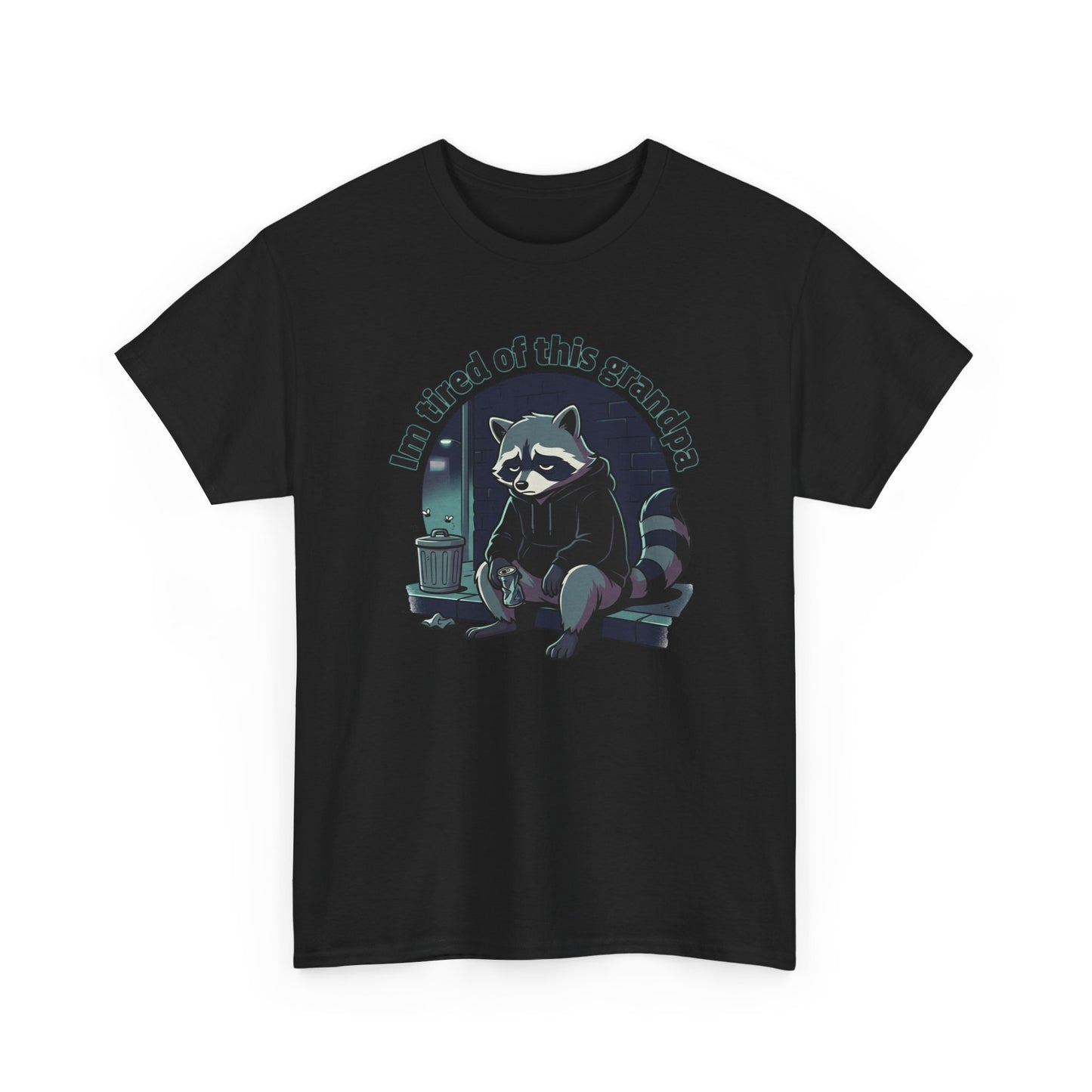 Tired raccoon tee